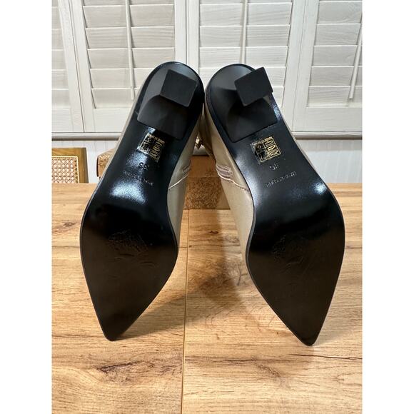 Free People Rocky Slouch Boots Grey/Nickel Leather Sz 6 US 36 EU NIB Modern Chic - Picture 14 of 16